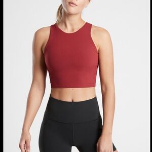 Athleta Red Sleeveless Women's Top M